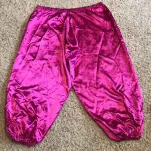 Magenta belly dance pantaloons